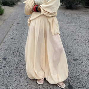 O1CN01Urm5de2Gzu704yJTh_2212501819087-0-cib 2025 New Women's Fashion Loose Bubble Cuffed Pants