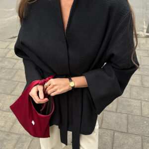 O1CN01z4Z8Oo2Gzu7a6ooQj_2212501819087-0-cib 2025 Autumn New V-Neck Tie-Waist Chanel-Style Long-Sleeve Jacket